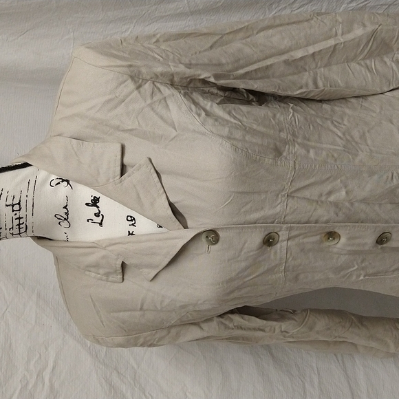 Taupe color blazer - Picture 4 of 15